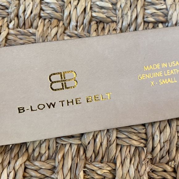 B-Low the Belt Gray Belt with Gold Buckle - Picture 6 of 6